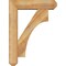 Ekena Millwork Westlake Craftsman Rough Sawn Bracket w/ Offset Brace, Western Red Cedar, 6"W x 22"D x 30"H BKT0604X22X30WTL04RWR - alternate 3